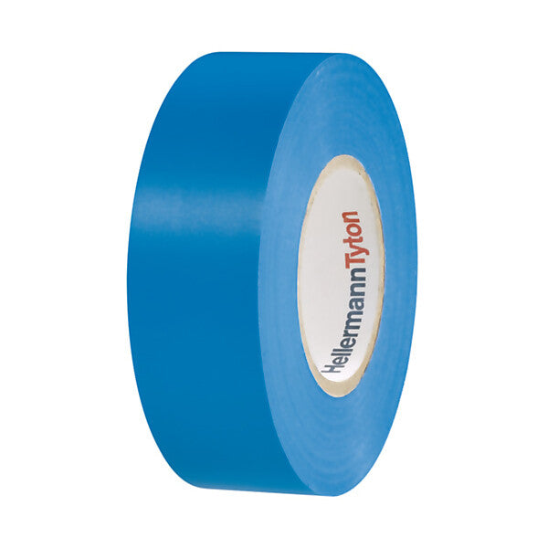HellermannTyton PVC Isolierband 15-19x20 blau HTAPE-FLEX15-19x20BU
